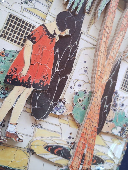 Koy Pond under the Palm Tree