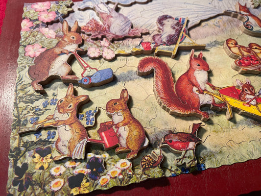 Gardening in Woodland