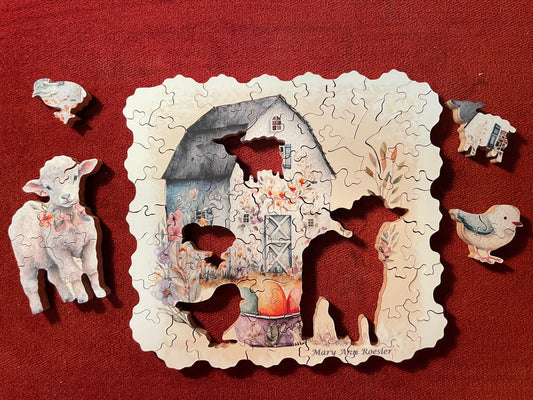 Easter barnyard for baby lamb + Other Options