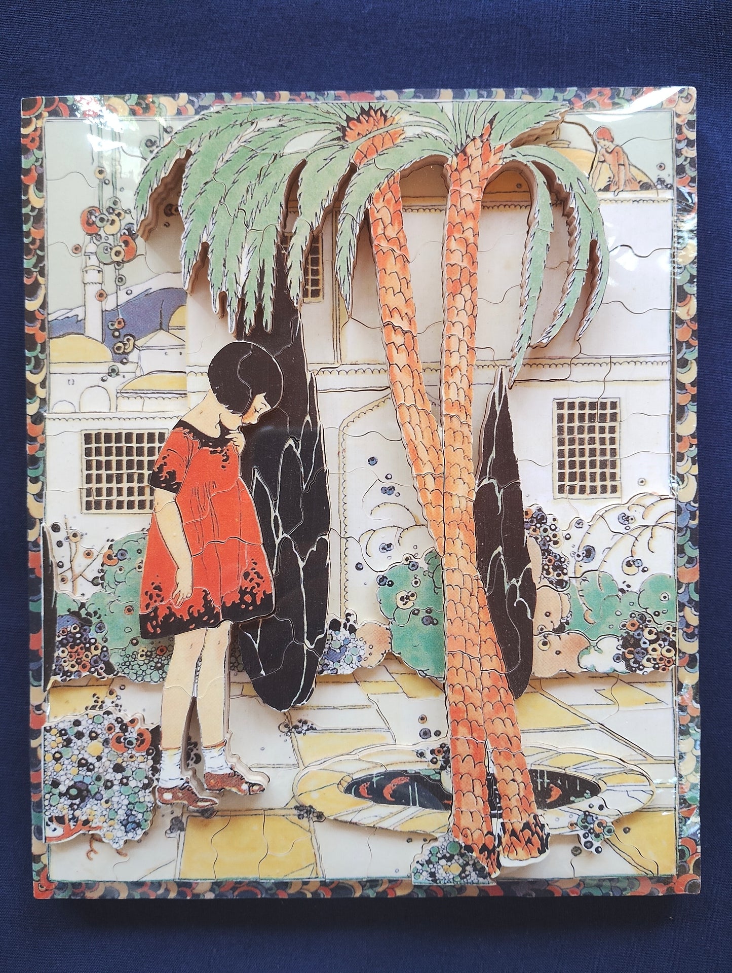 Koy Pond under the Palm Tree