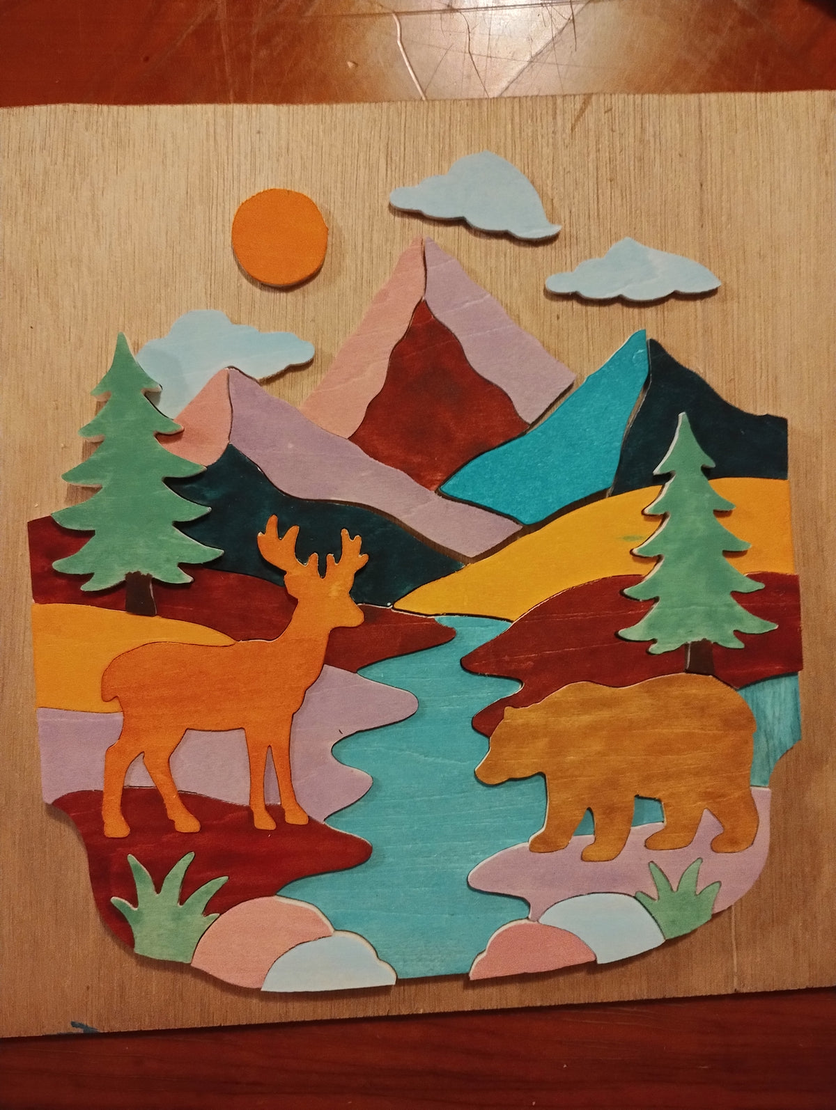Colorful Forest Scenes