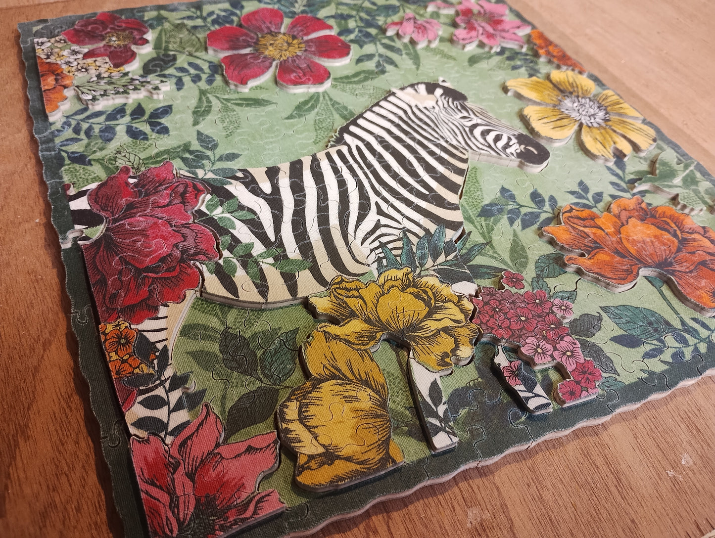 Zebra in the Garden