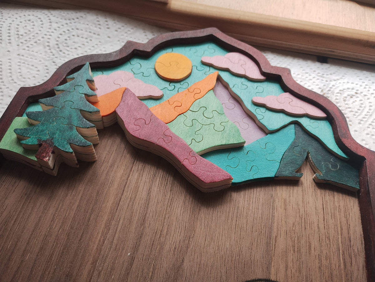 Colorful Forest Scenes