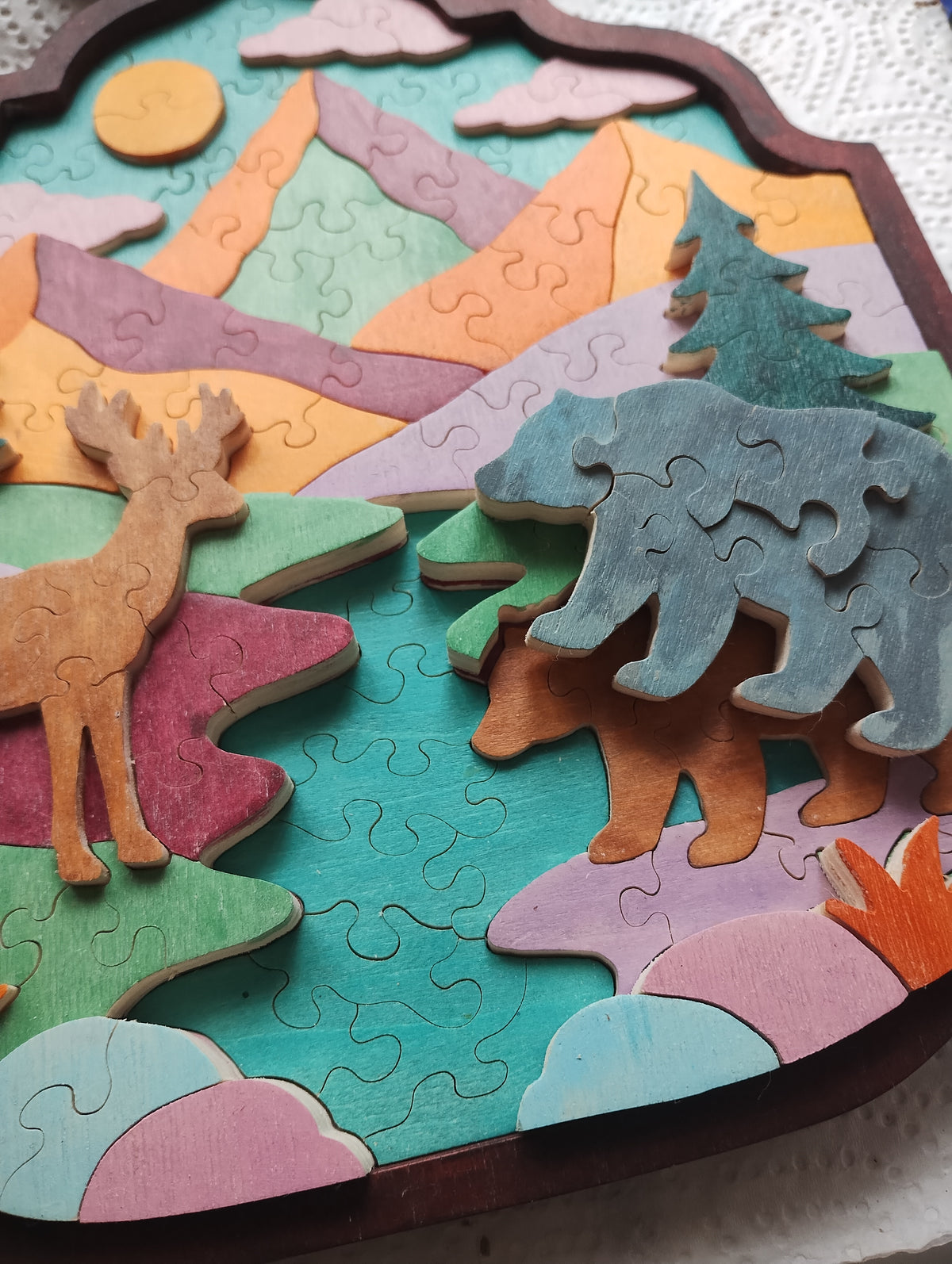 Colorful Forest Scenes