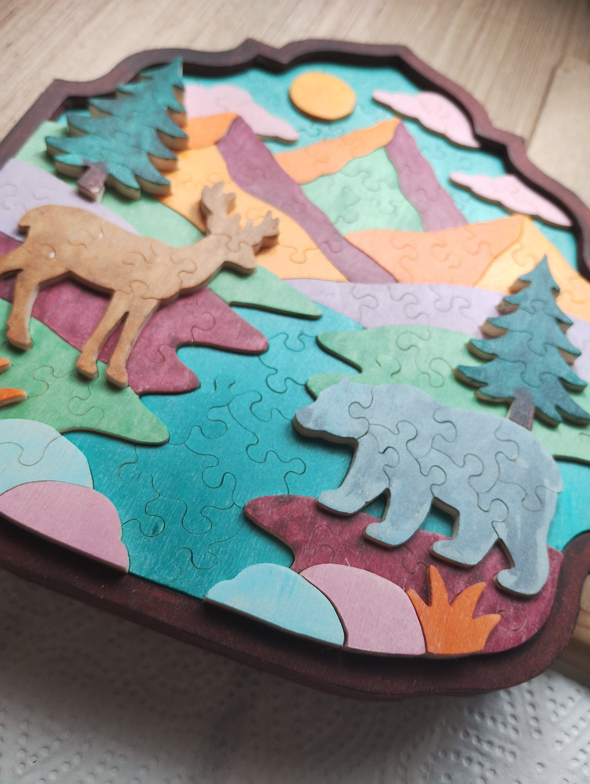 Colorful Forest Scenes