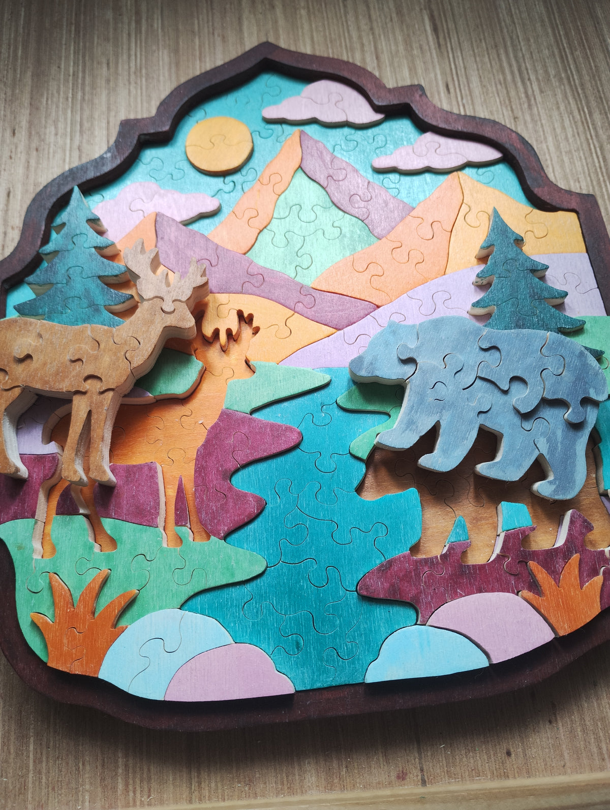 Colorful Forest Scenes