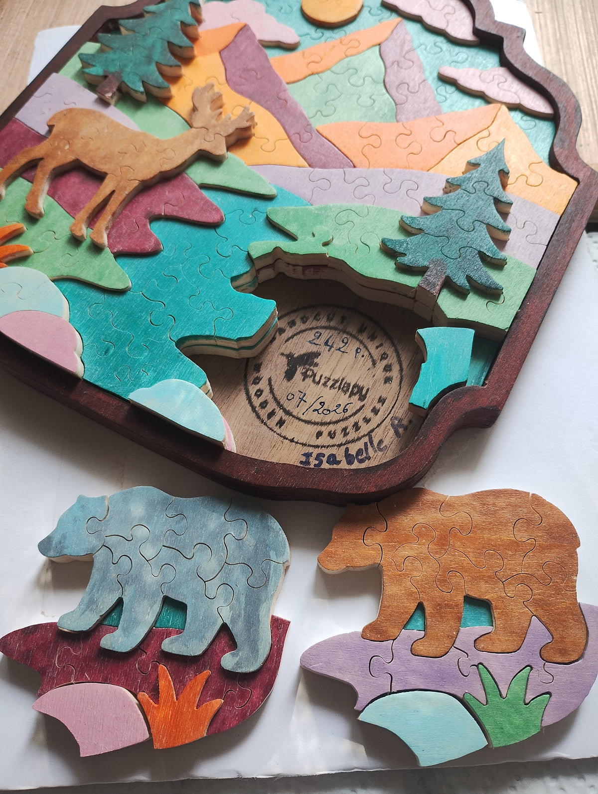 Colorful Forest Scenes