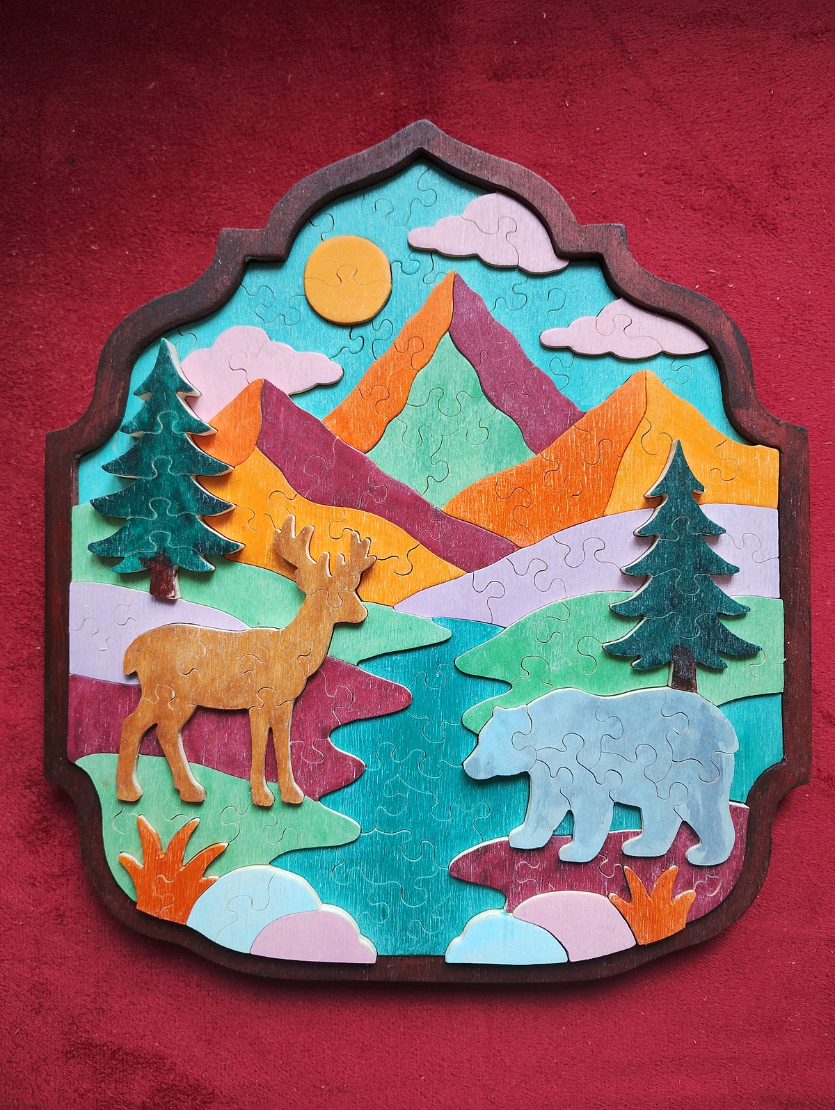Colorful Forest Scenes