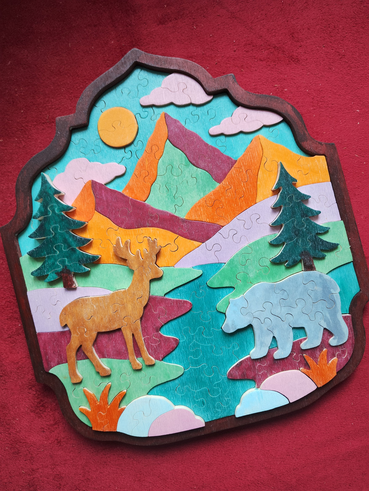 Colorful Forest Scenes