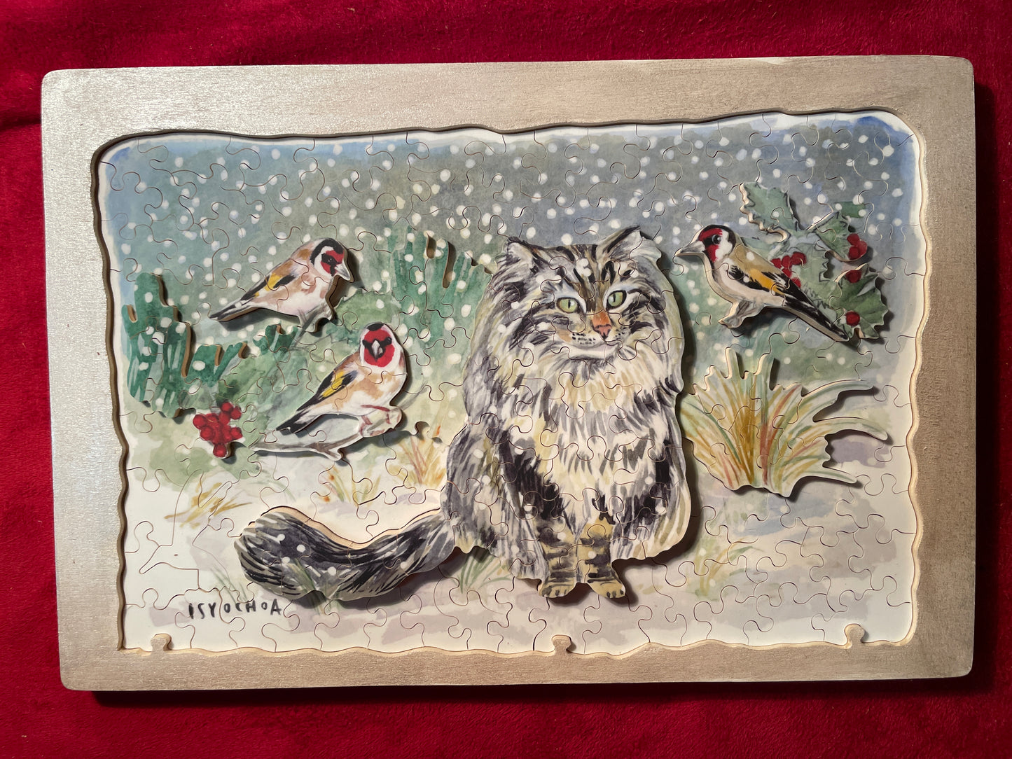 Chardonneret in Winter