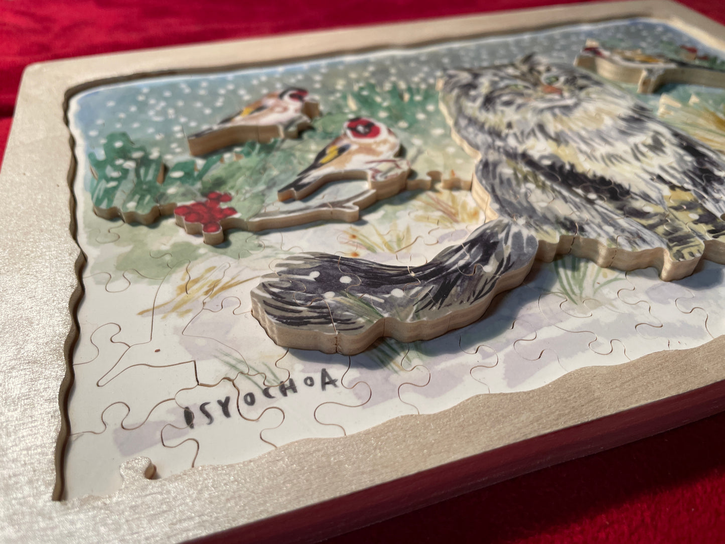 Chardonneret in Winter